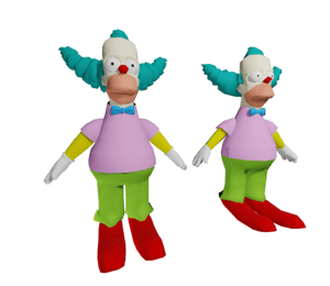 This is the Avatar Image for the Krusty the clown (The Simpsons Game) AI Voice and Text to Speech Generator